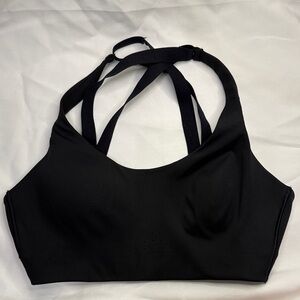 Old Navy High Support PowerSoft Sports Bra in Black Size 34C